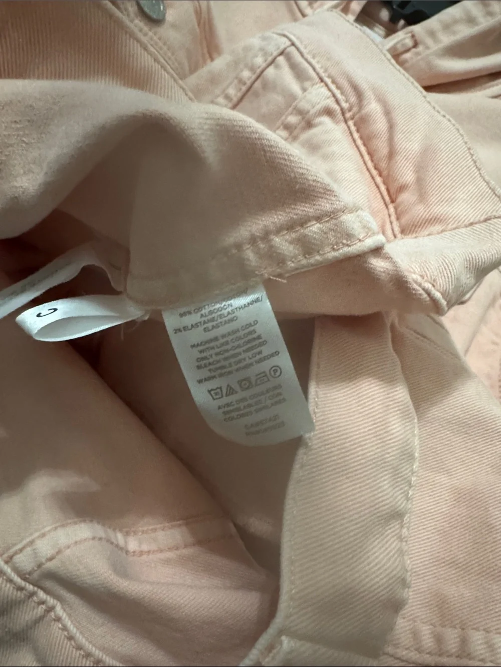 Loft Pink Denim Jacket with Hood size L